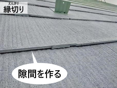 スレート　縁切り